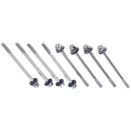 Powerplay 141133 1987-2000 Chevy 5.0L & 5.7L Centerbolt Mounting Bolts & Washers; Chrome PO778054